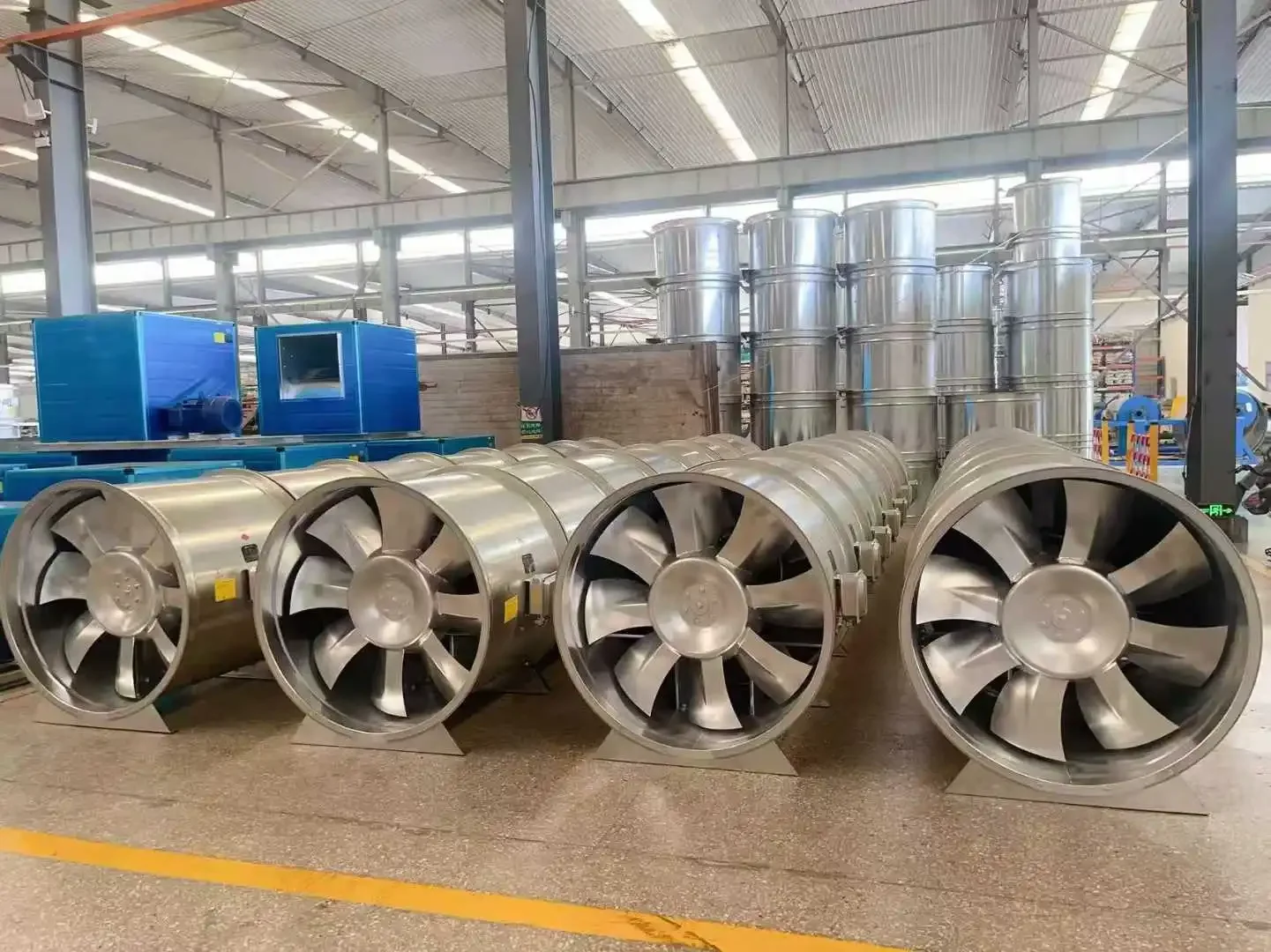 Blades Industrial Axial Fan, 5.5kw, 1000mm - detail 2