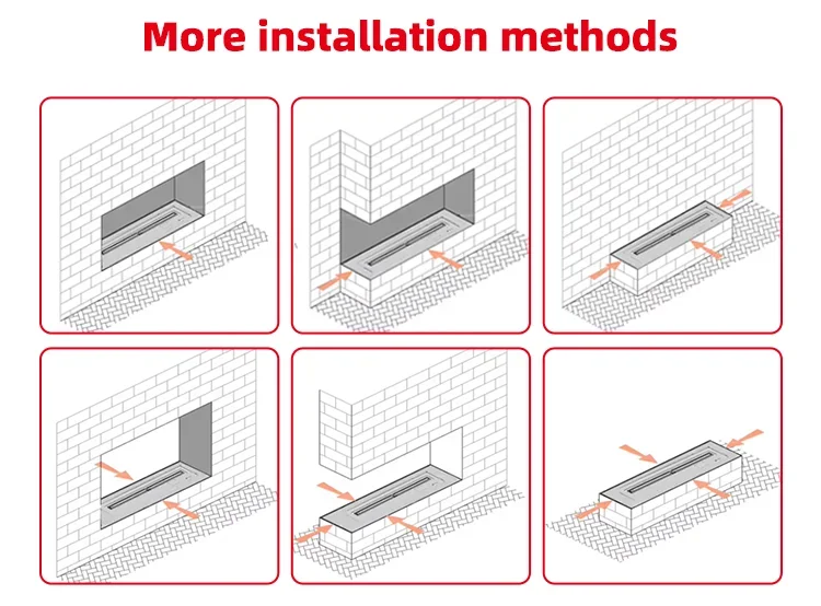 Atomization Electric Fireplace, 3D, LED - detail 16