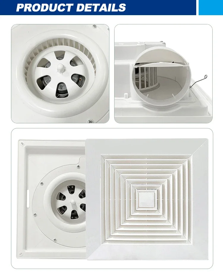 Air Suction Ventilation Fan, Ceiling, Plastic - detail 22