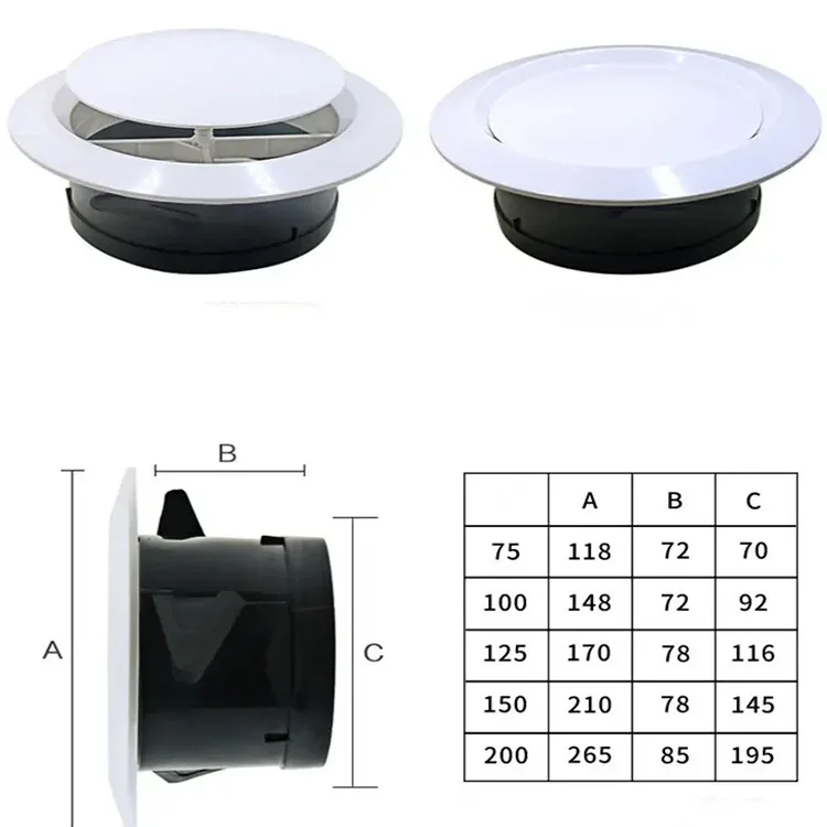 Plastic Exhaust Ventilation Fan, ABS - detail 20