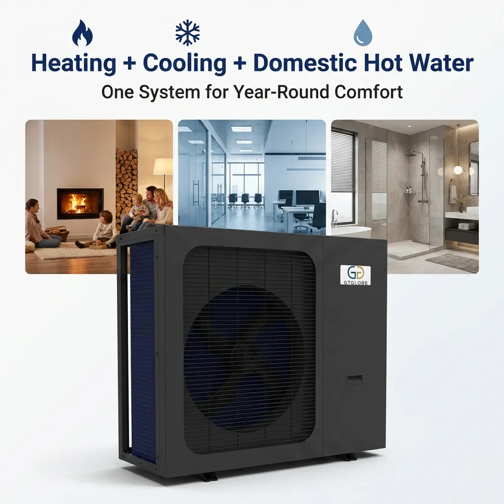 Air Heat Pump, R290, COP, GTGLOBE, JLB-6004 - detail 2
