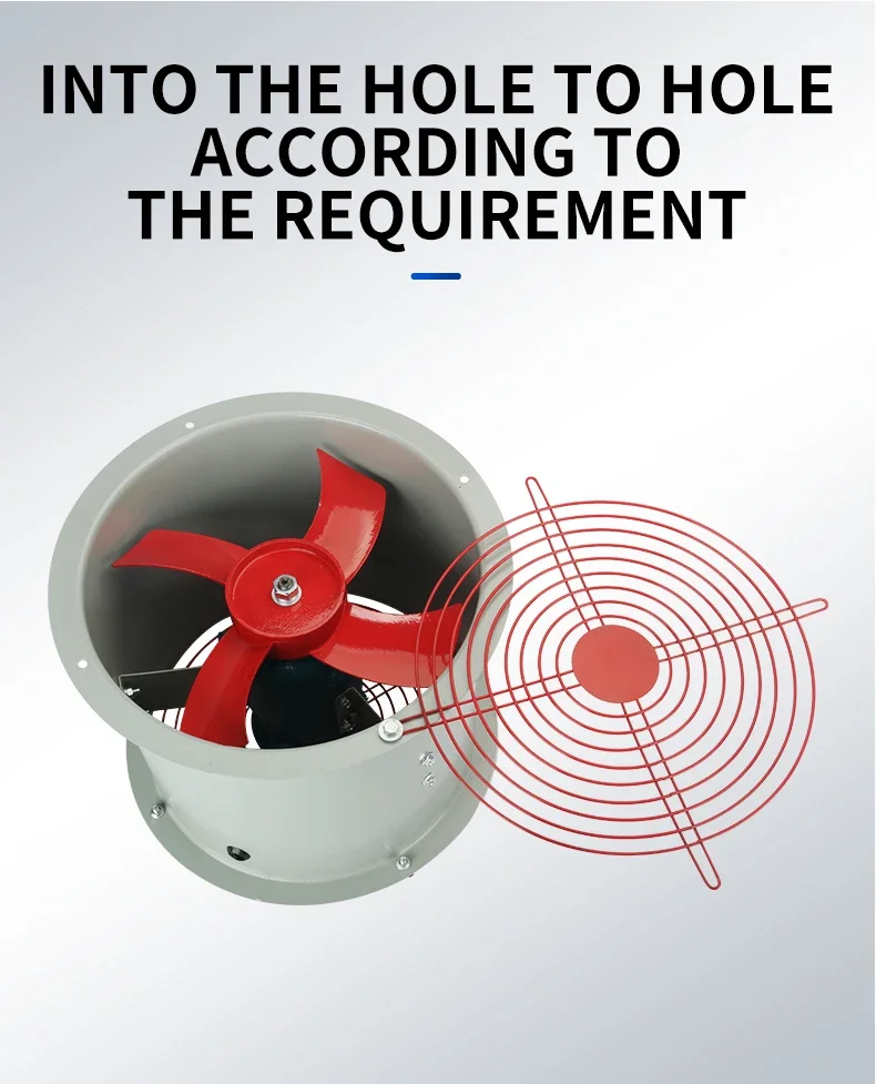 Aluminum Alloy Axial Fan, Explosion-proof, 220V - detail 14