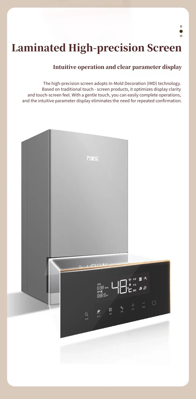 Wall-mounted Natural Gas Boiler, Stainless, Steel - detail 18