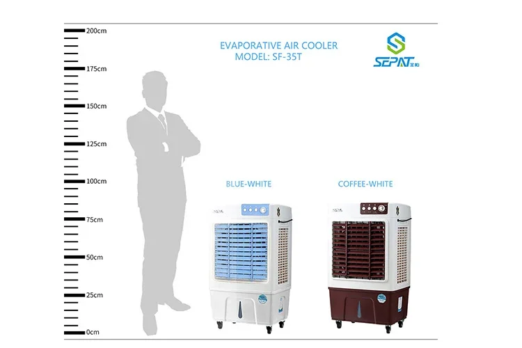 Standing Plastic Air Cooler, Portable, 30L - detail 12