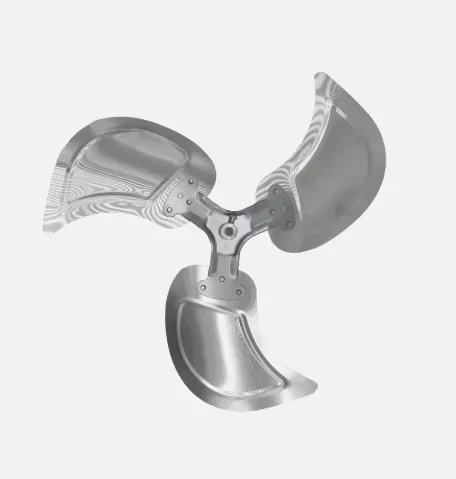 Production Triangular Aluminum Fan, Aluminum Alloy - detail 10