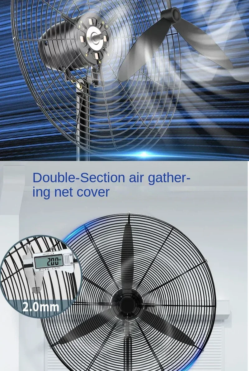 Metal Electric Floor Fan, 10-Meter, 320 - detail 14