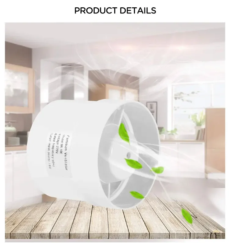 Inline Duct Fan, 150mm, 18W, Copper - detail 8