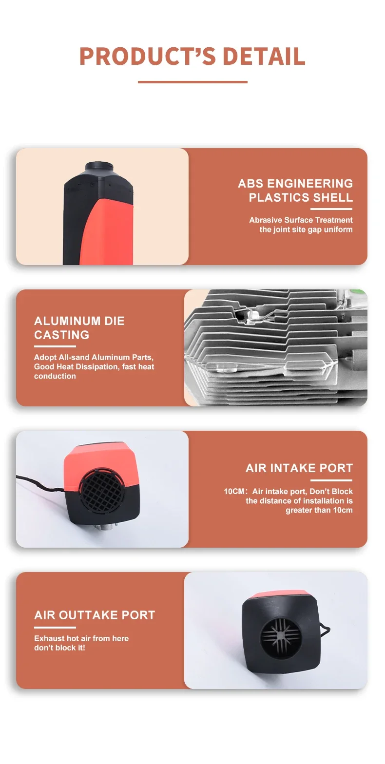 Gas Heater, 12V, 5kw, Portable - detail 20