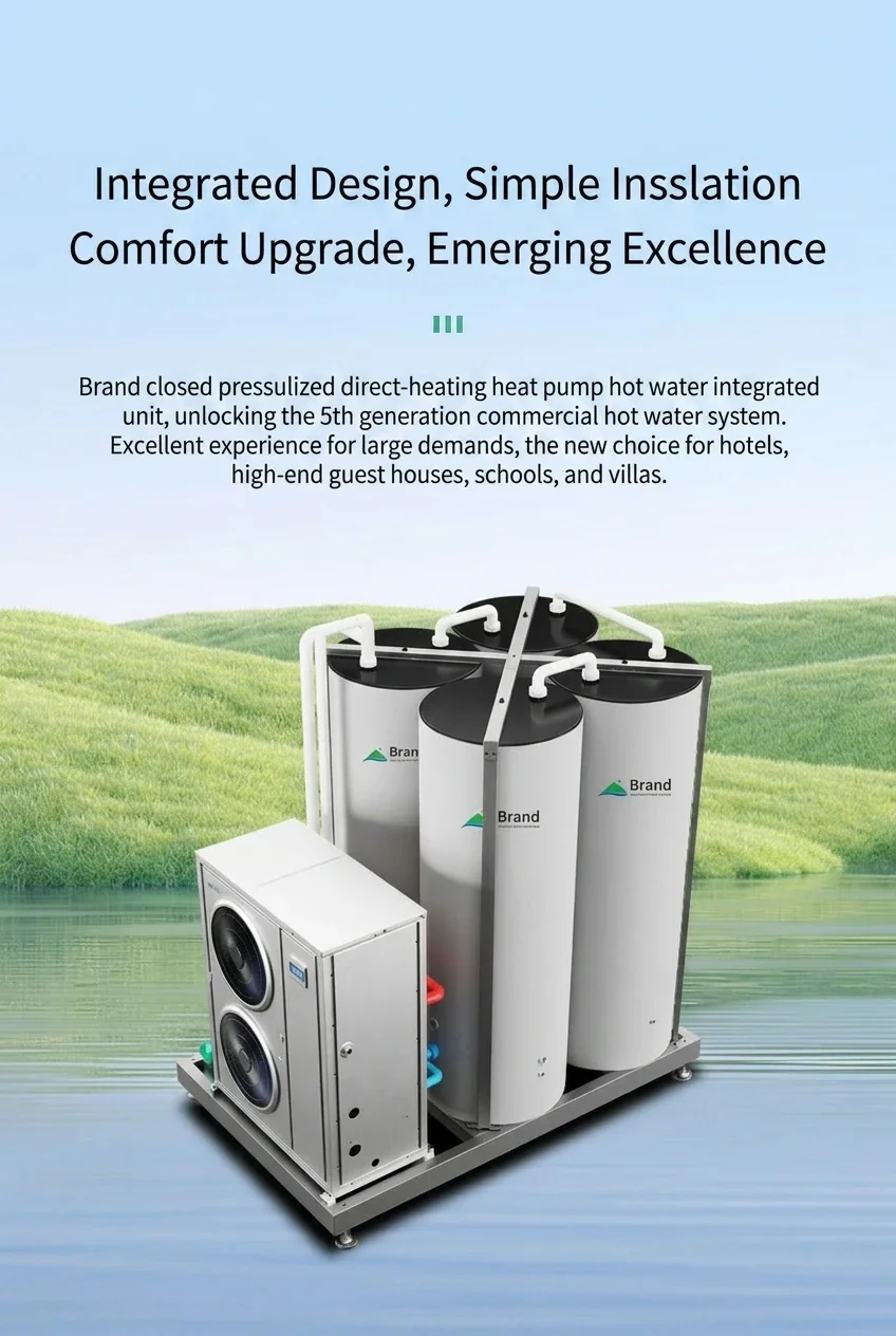 Air Source Heat Pump, 5HP, EVI, 10°C - detail 4