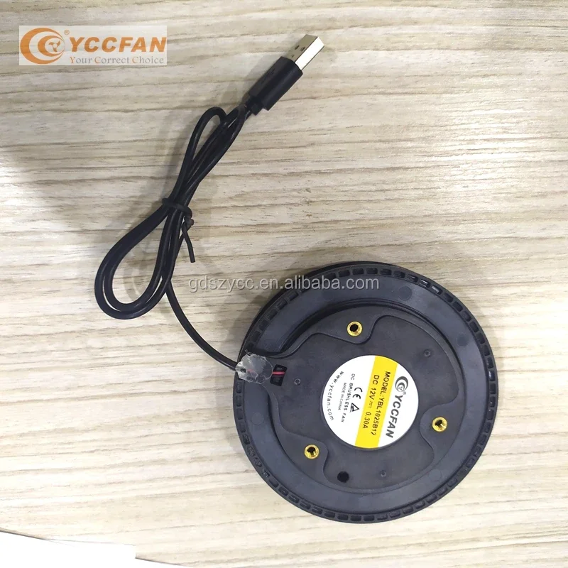 Centrifugal Fan, Plastic, USB-CABLE, 100mm, 12V - detail 2