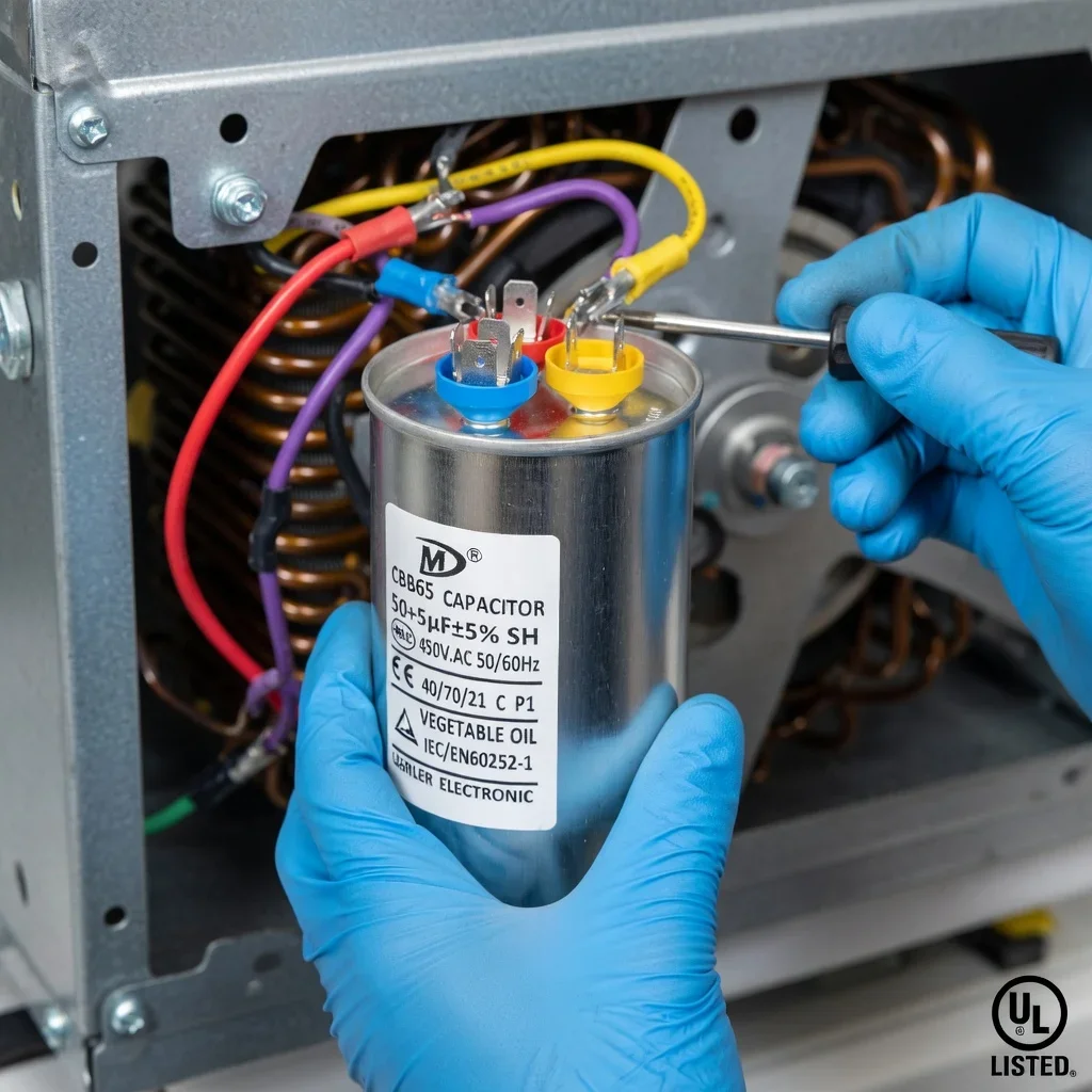 Listed Cbb65 Motor, 40uF, 450VAC - detail 18
