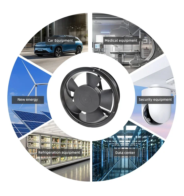 Explosion-proof Cooling Fan, 225x225x80mm, 110/220V, Axial - detail 18