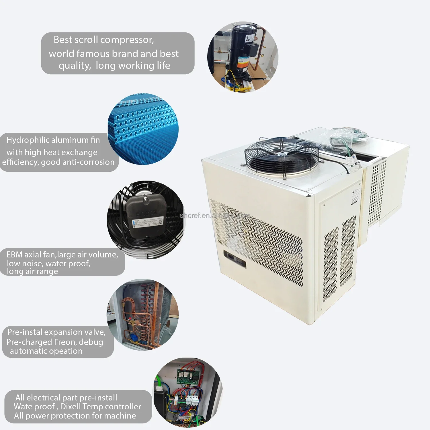 Room Monoblock Refrigeration Unit, 230 V, 5kw~10kw - detail 10