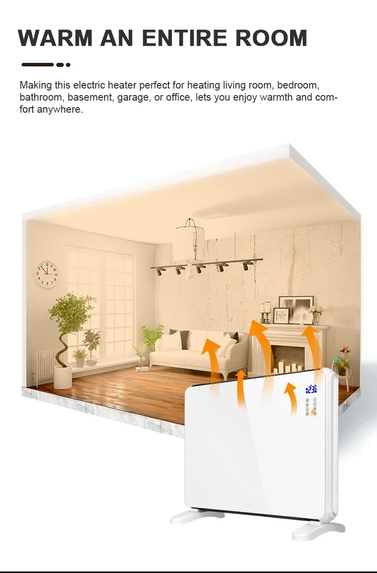 Wall Mounted Freestanding Panel, 500W, 750W, 1000W, 1500W - detail 8