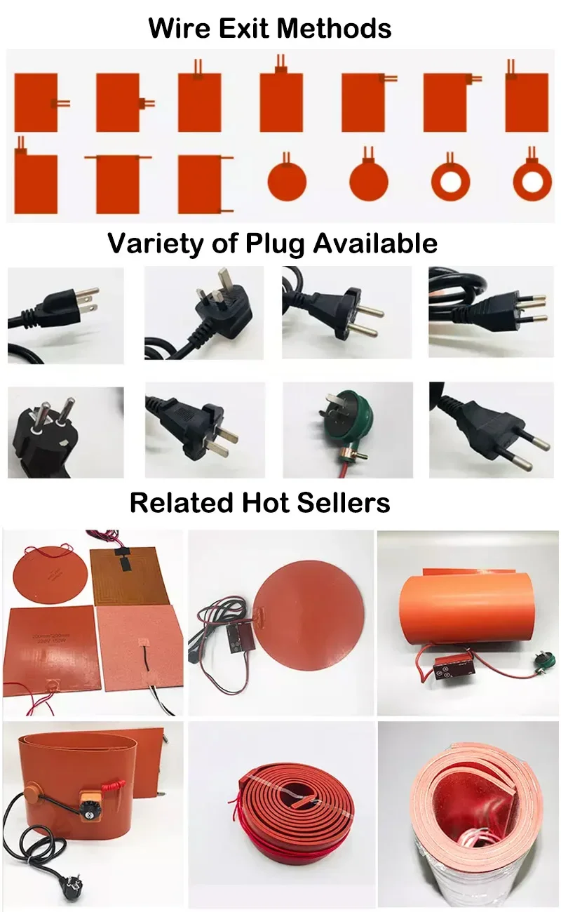 Silicon Drum Heater, 220V, 1000W, 25kw - detail 22