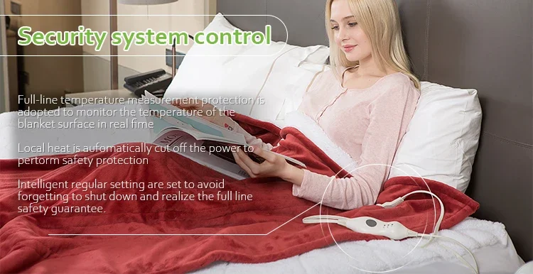 Fast Heating Electric Blanket, ETL, 60"x70" - detail 14