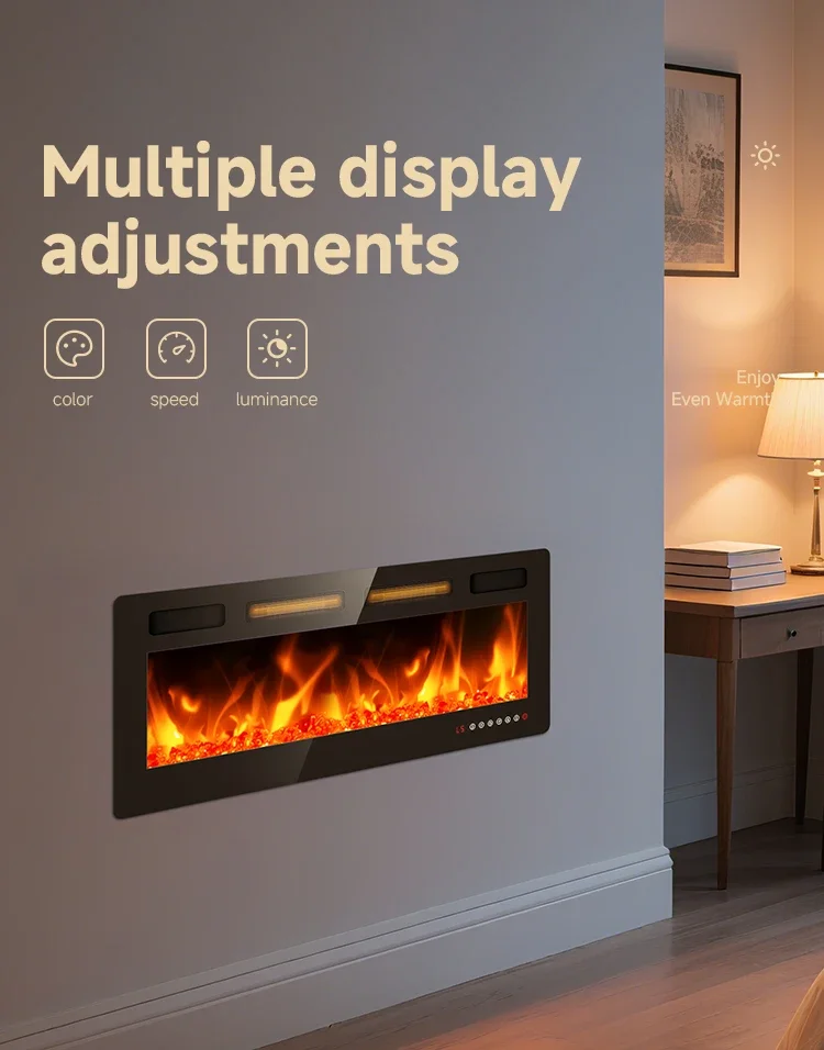 Electric Fireplace, 30-Inch, 12-Flame - detail 6
