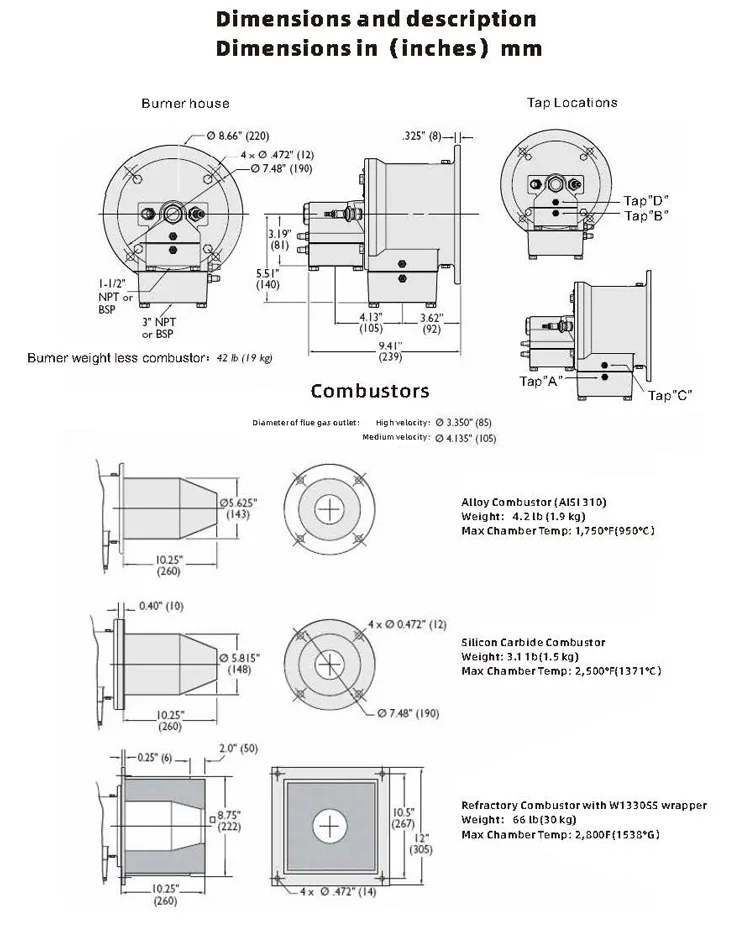 Gas Burner Mouth Boiler, TJ0300 - detail 16