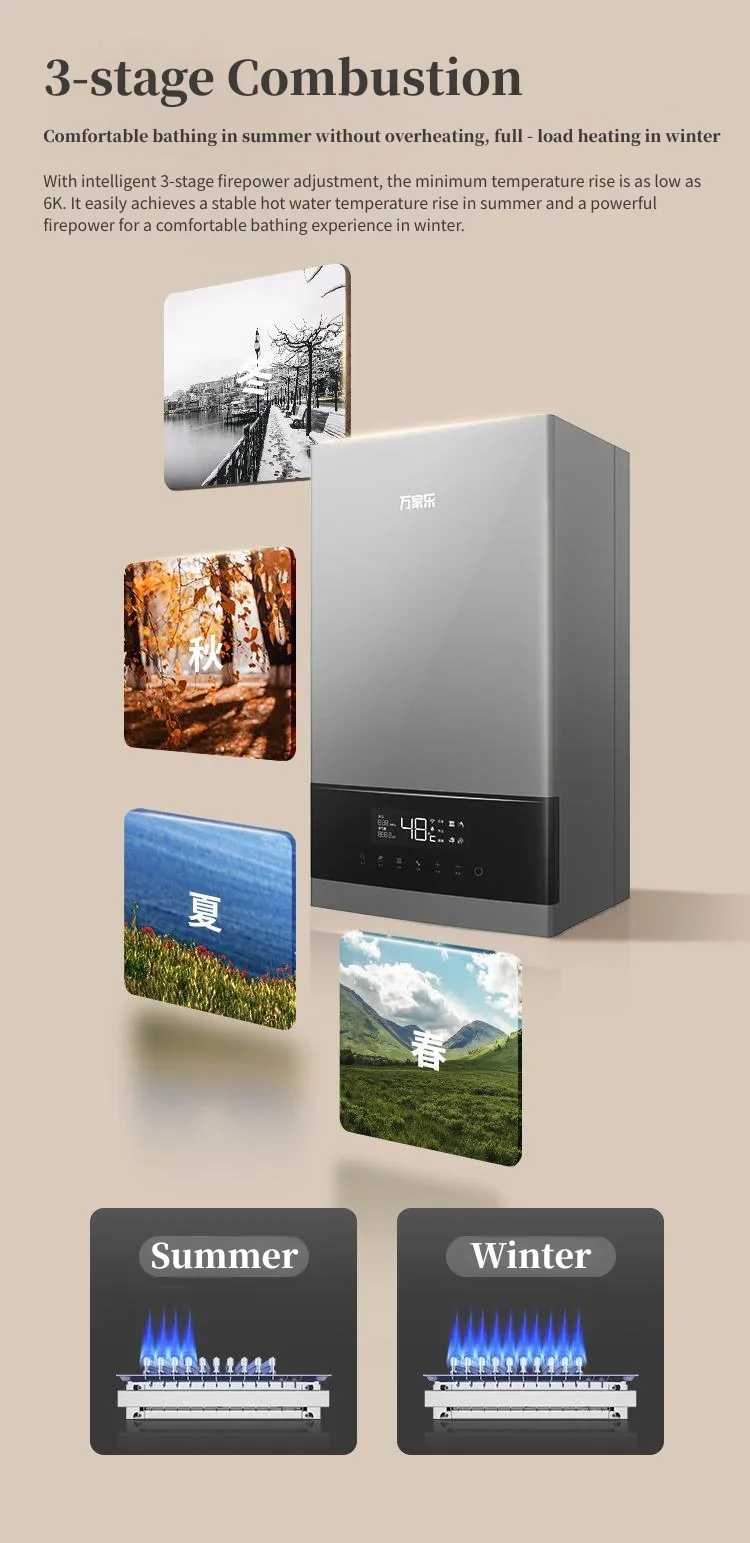 Wall-mounted Natural Gas Boiler, Stainless, Steel - detail 14