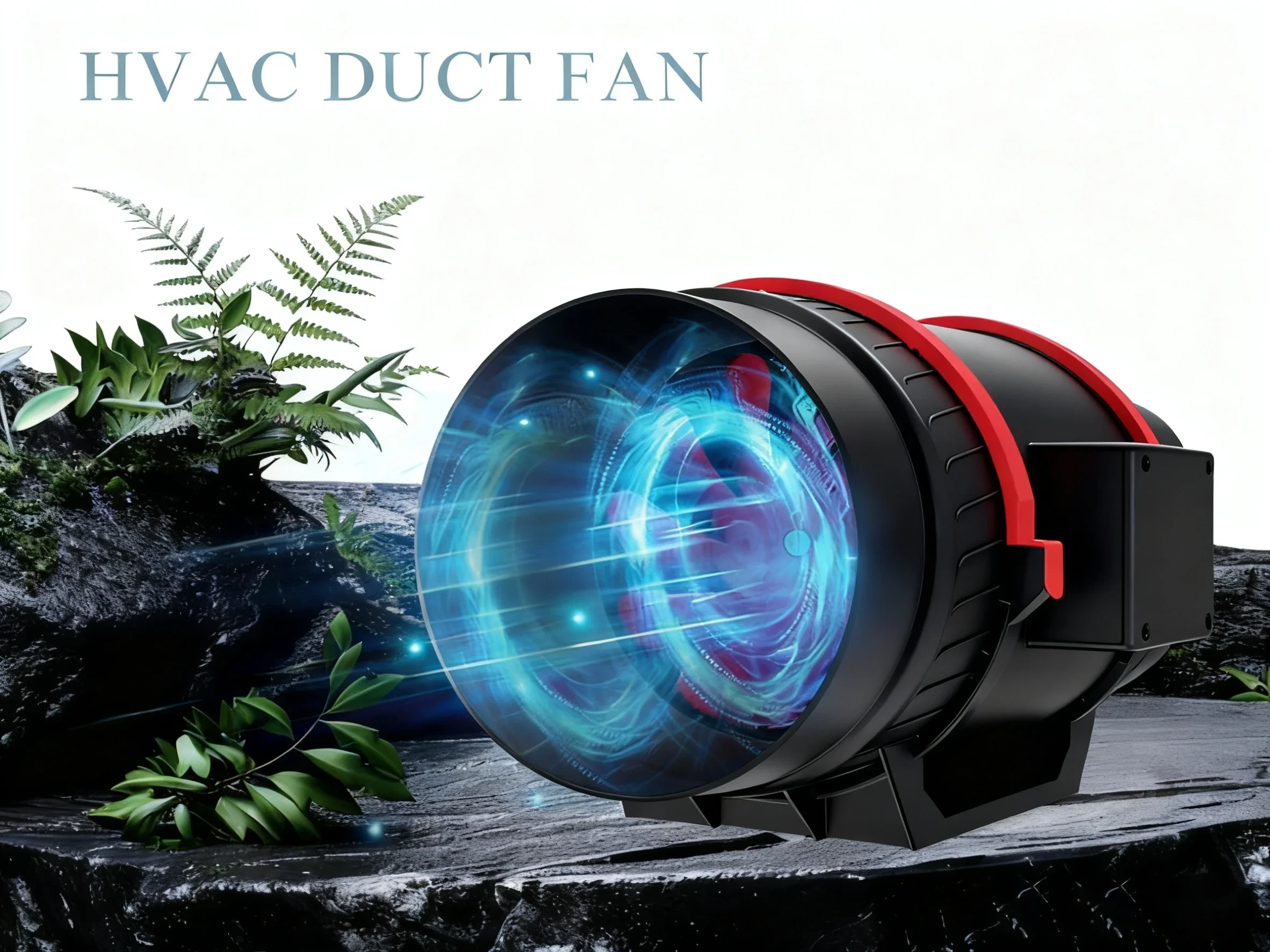 Duct Centrifugal Ventilation Fan, 110-240V, Inline, C3, HVAC - detail 2