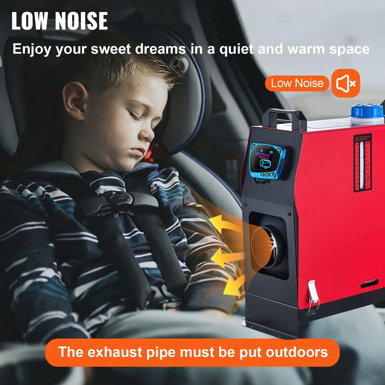 Diesel Parking Heater, 8KW, 12V, 8000W, LCD - detail 12