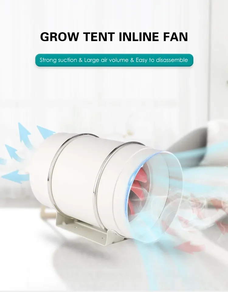 Duct Fan, Plastic, 250mm, 10inch, Inline - detail 2