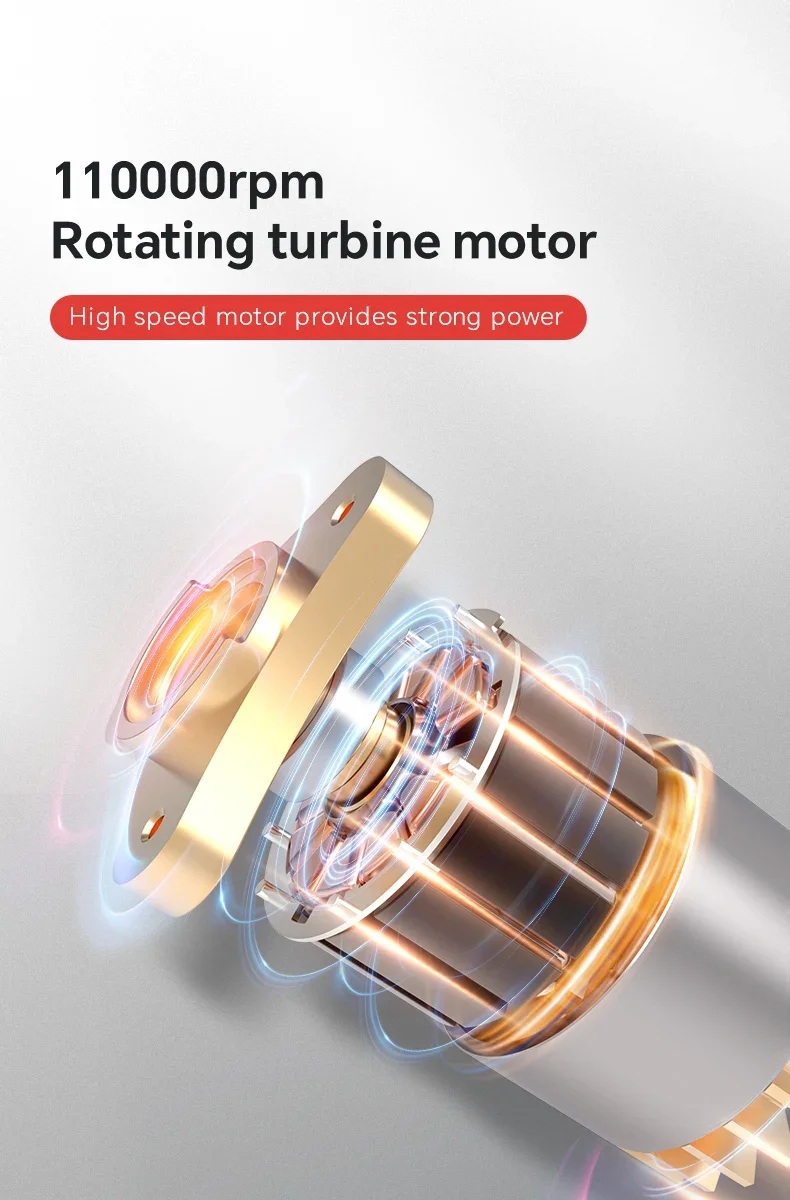 Metal Bladeless Turbo Blower, 1100mAh, Battery - detail 8