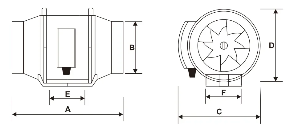 Upgraded High-quality Whole-house Fan, Plastic, 220v, 29 - detail 40