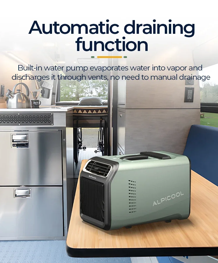 Mini Air Conditioner, Portable, 5100BTU, Battery - detail 10