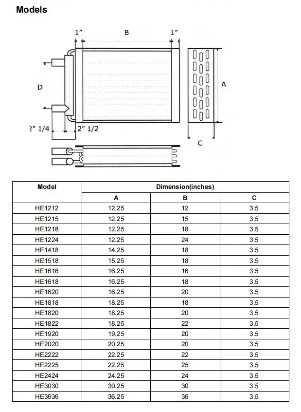 Copper Pipe Heat Exchanger, 12X12, 220V - detail 4