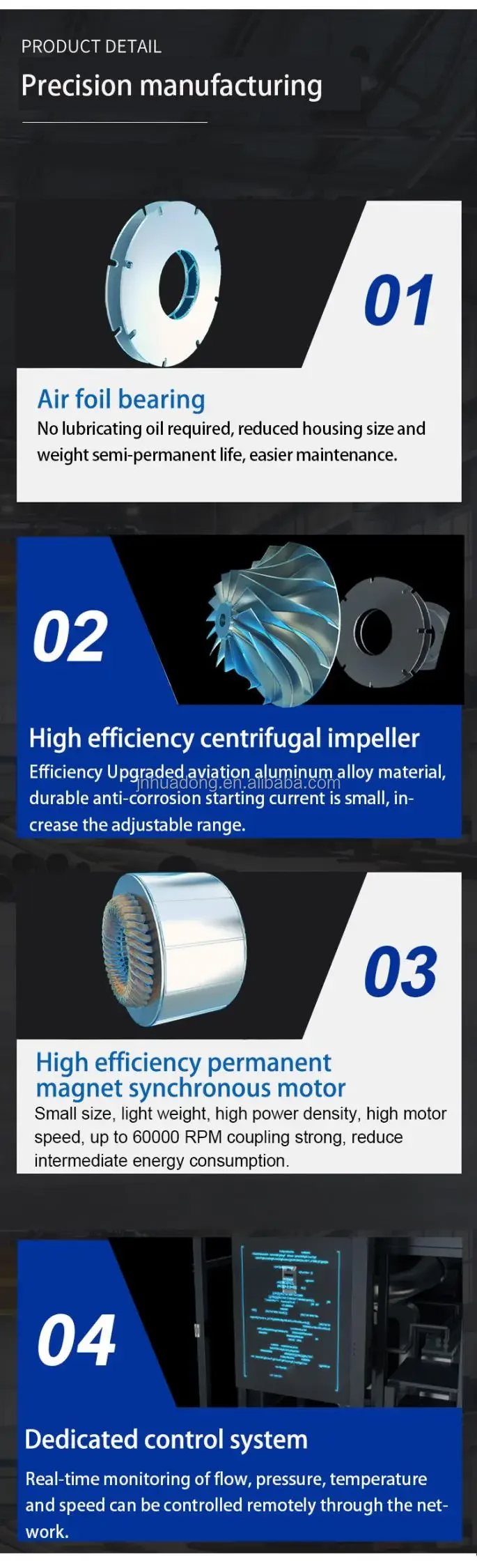 Turbo Blower, Stainless, Steel, ISO9001, EAC - detail 6