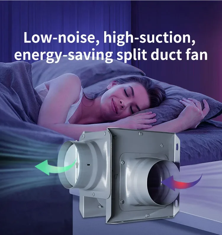 Centrifugal Split Duct Fan, Axial, Stainless Steel, FAX10-15E - detail 6