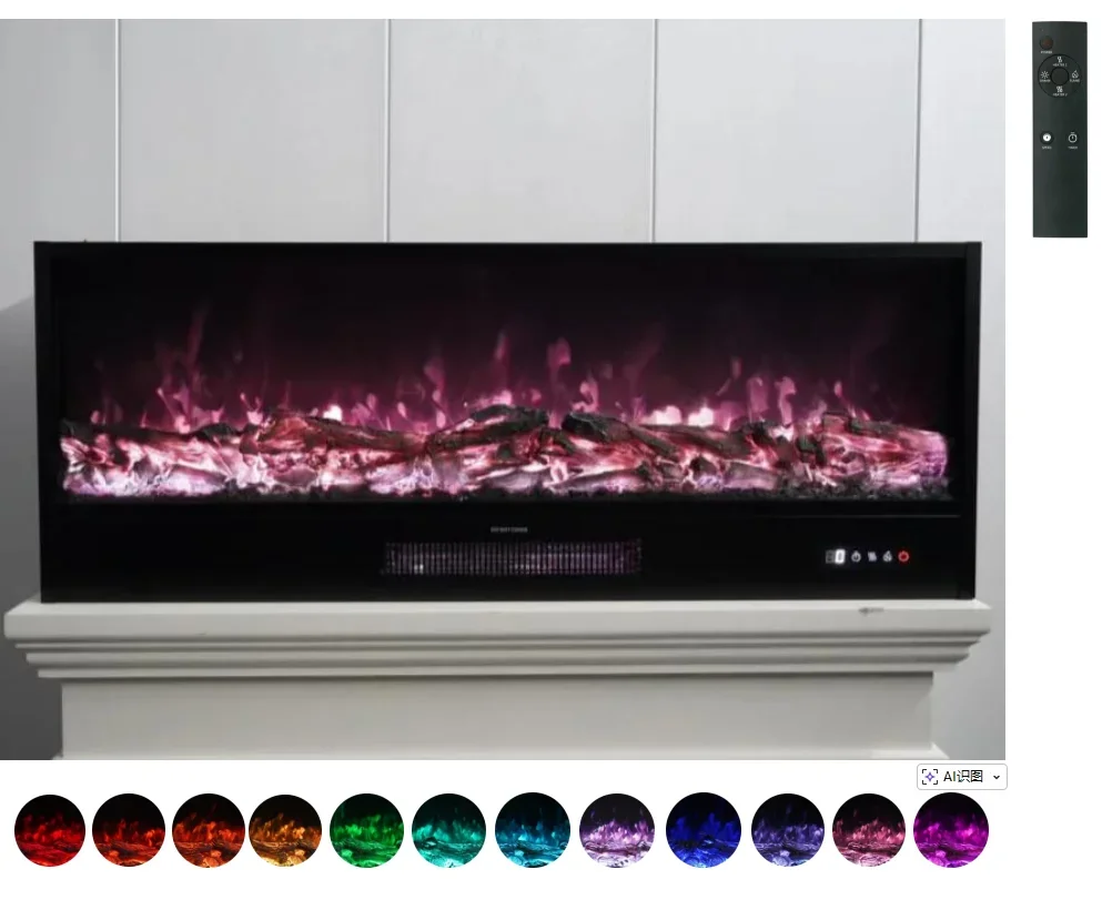 Electric Fireplace, 30inch, Wall - detail 38