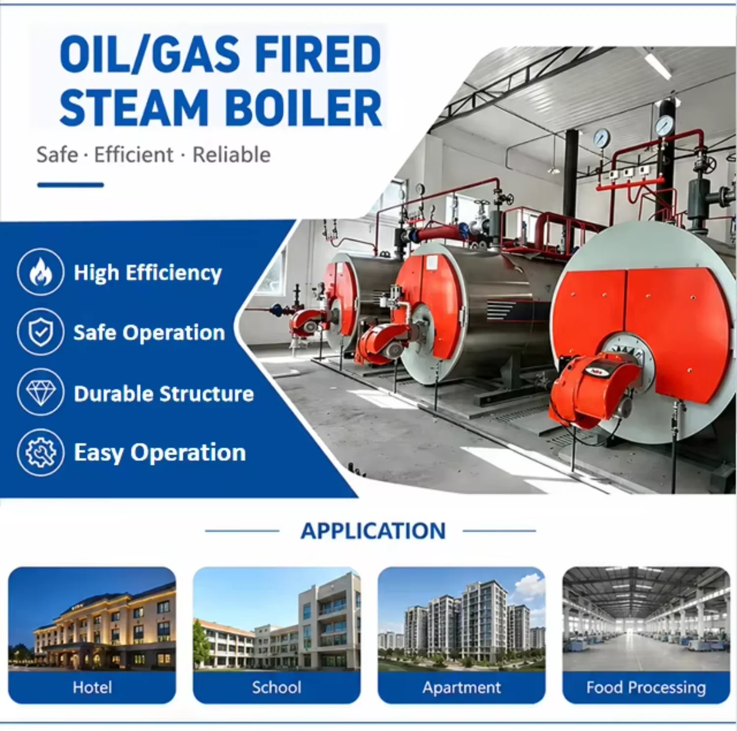 Steam Boiler, TPH, 1Ton, 1.5Ton, 2Ton - detail 8