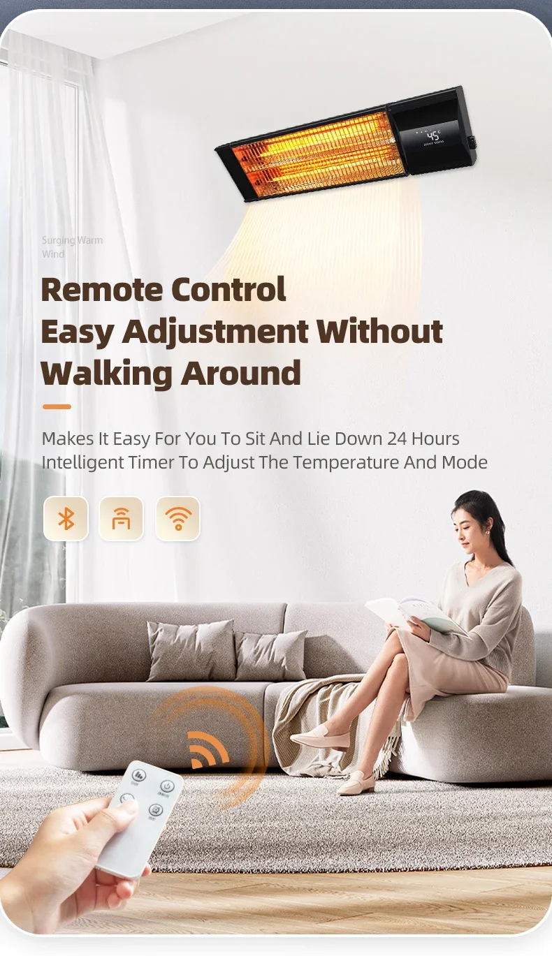 Body-sensing Radiant Heater, Ceiling, 3200W - detail 14