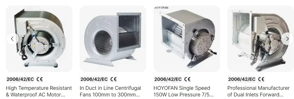 Double Inlet Centrifugal Fan, 220V, 1250rpm, 2000M3H - detail 18