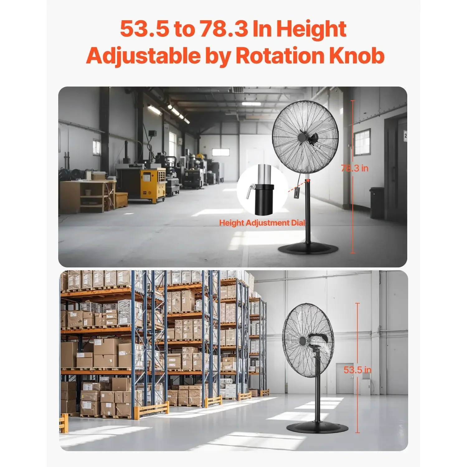 Pedestal Fan, 30-Inch, 85-Degree - detail 8