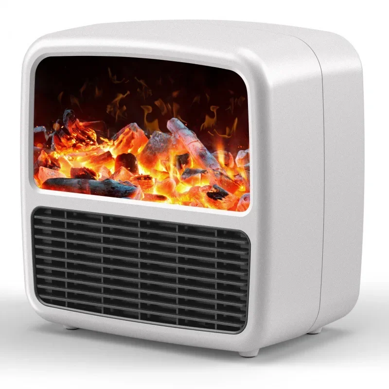 Mini Electric Desktop Fireplace, PTC, USB - detail 6
