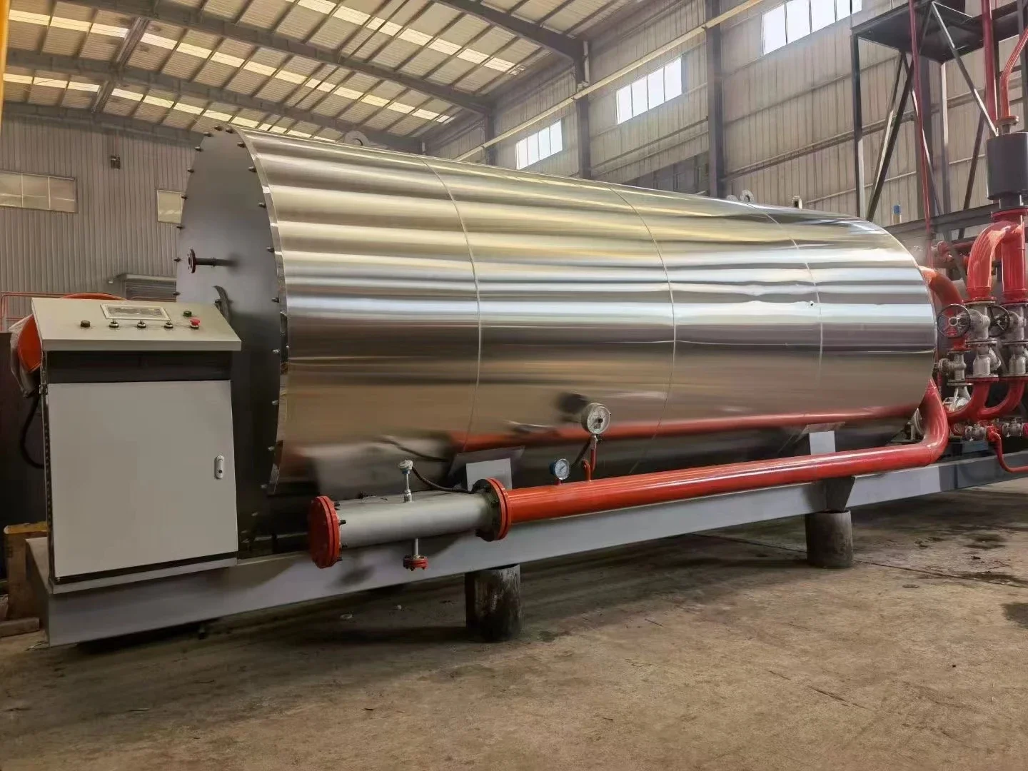 Horizontal Waste Oil Boiler, 0.5t, Carbon Steel - detail 62