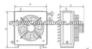 Energy Saving Industrial Fan, Stainless, Steel, 4TS, Wall - detail 6
