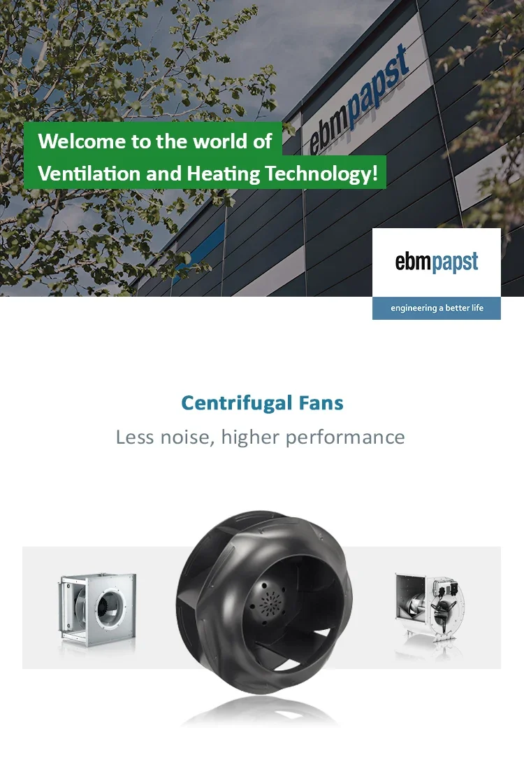 Centrifugal Fan, R3G355-AM29-71, IP54, 230V, HVAC - detail 2