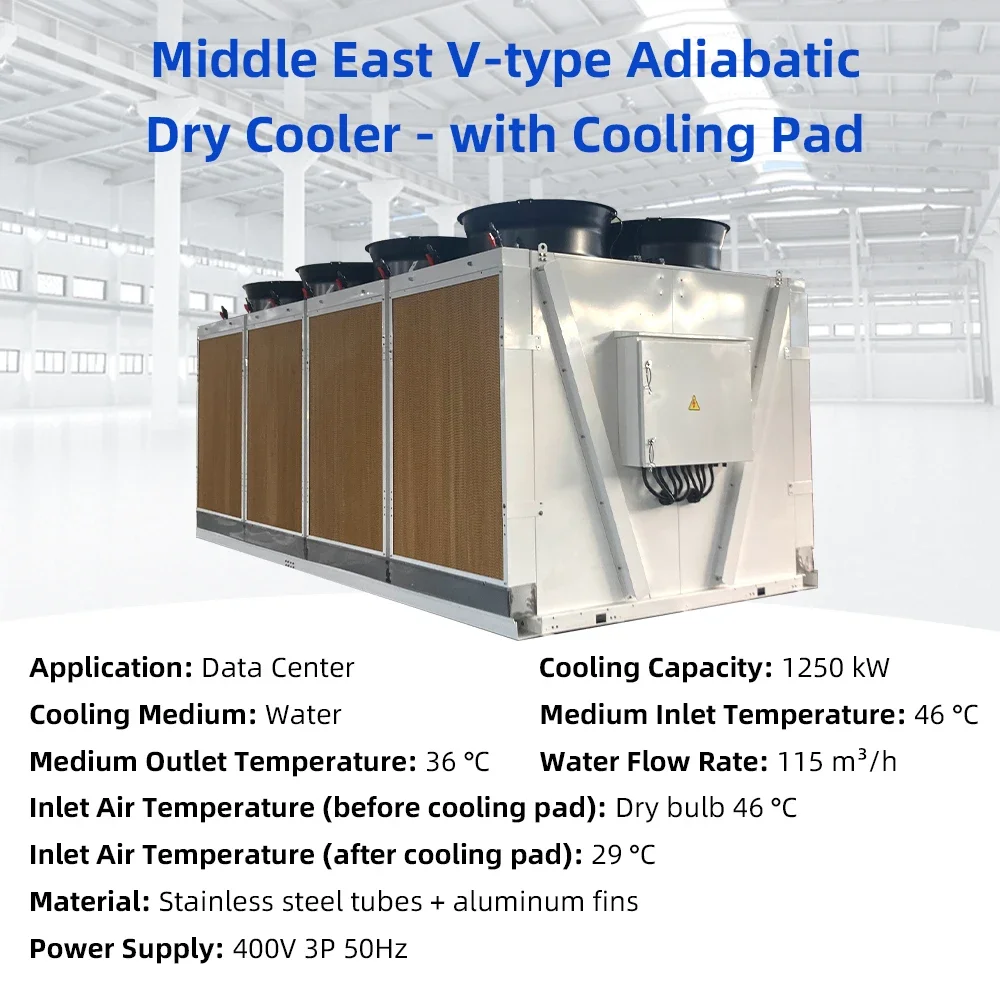 Dry Cooler, YKF, Adiabatic, Stainless, Steel - detail 6