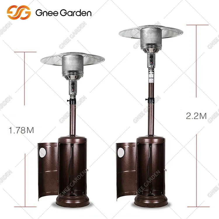 Gas Patio Heater, Stainless, Steel - detail 6