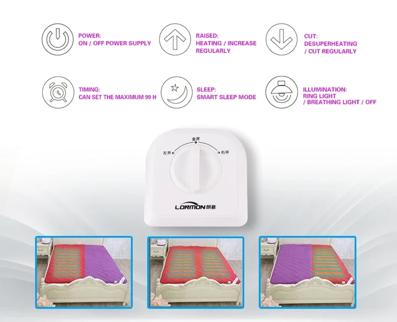 King Size Electric Blanket, 200*180cm, 400, SNT-203 - detail 18