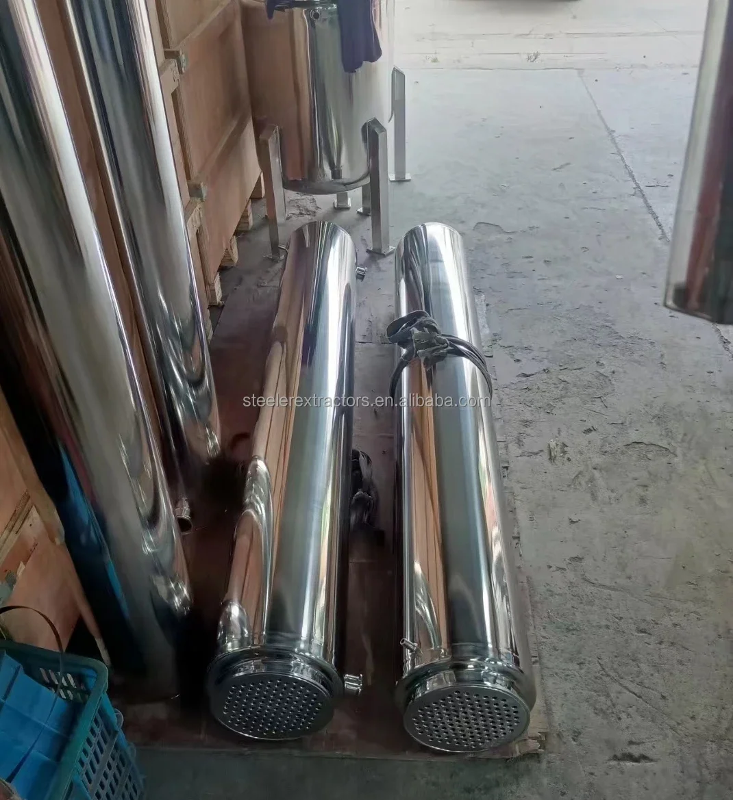 Steel Jacketed Heat Exchanger, Stainless, 4in, 6in - detail 12