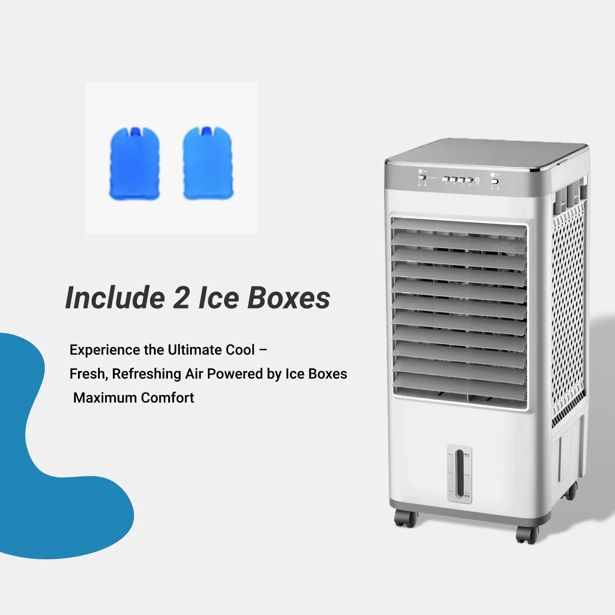 Evaporative Air Cooler, 45W, 220V-240V, 2100, M3/Hr - detail 6