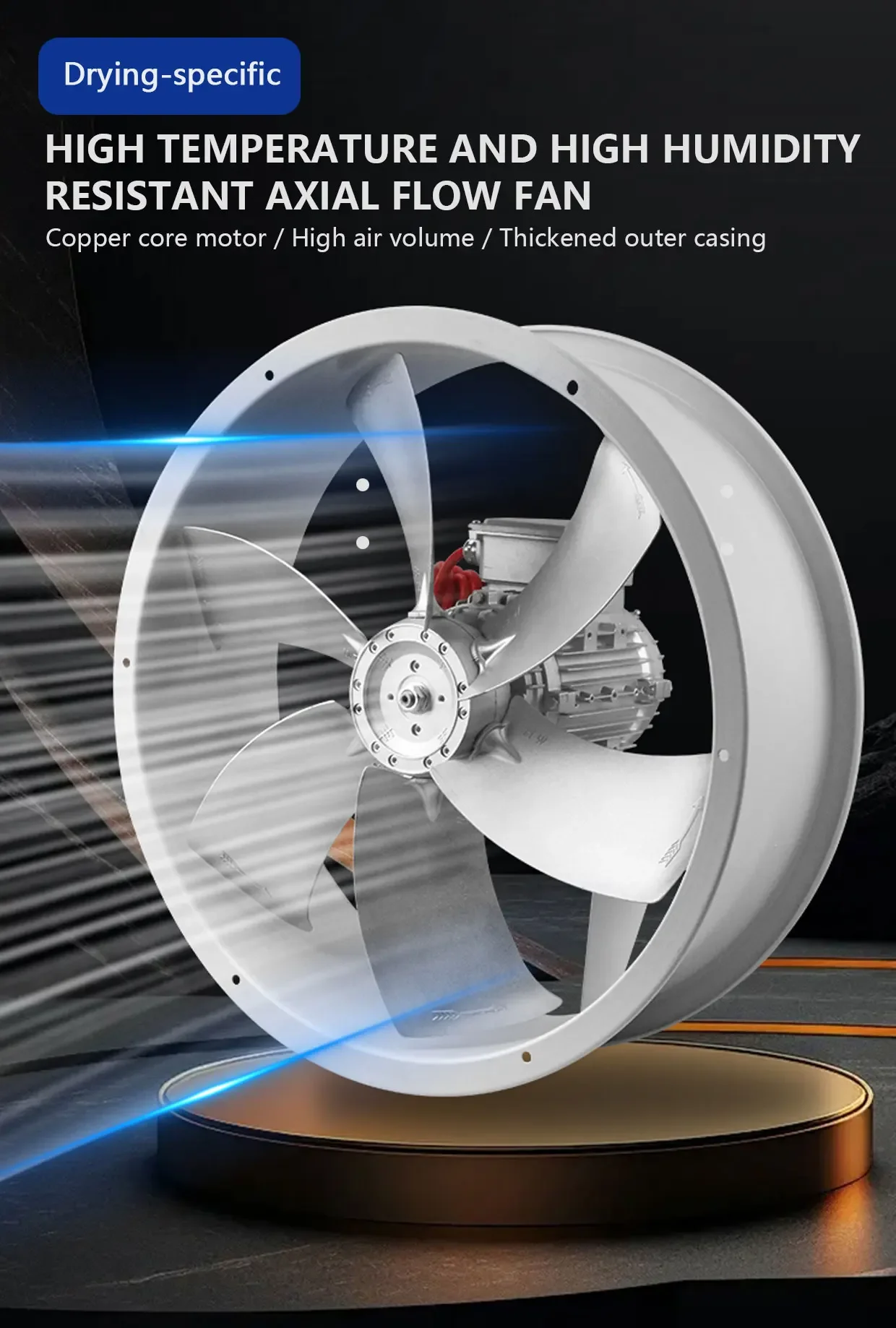 Axial Flow Fan, 380V220V415V, 8000-12600m3 - detail 2