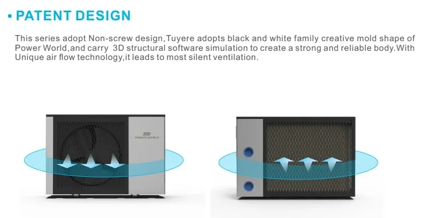 Swimming Pool Heat Pump, R32, Titanium - detail 6