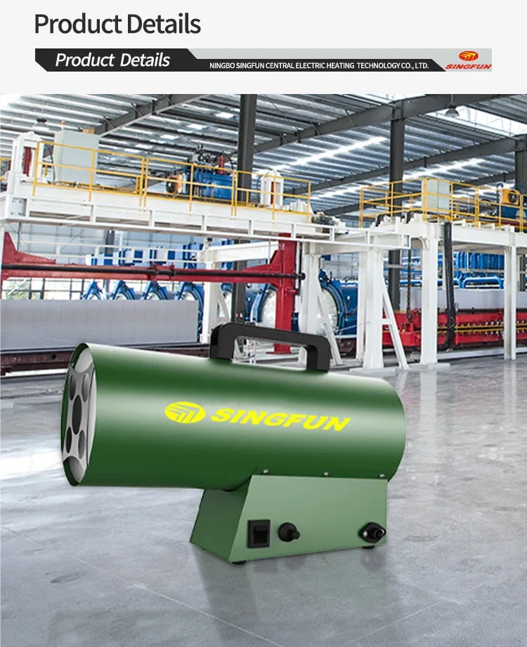 Propanelpg Industrial Gas Fan, SINGFUN, 30KW - detail 4