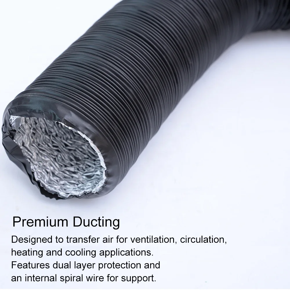 Inline Duct Fans, Aluminum, Aluminum Foil, 100mm - detail 10